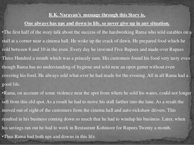rk narayans short stories